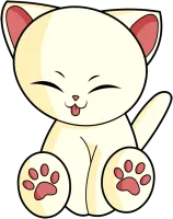 Image principale de Chaton Mignon Crème
