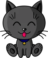 Image principale de Kawaii Baby Cat (Bleu)