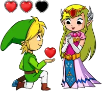 Image principale de Un héros offrant son coeur à sa belle princesse...