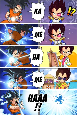 Attaque Surprise Kaméhaméhaaaaaaaa !! (Arc Saiyan)