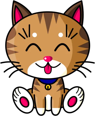 Kawaii Baby Cat (tigré)