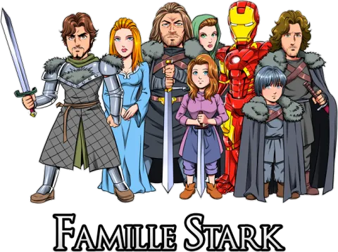La Famille Stark au complet !