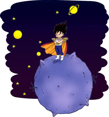 Le Petit Prince de l'Espace (avec décor)
