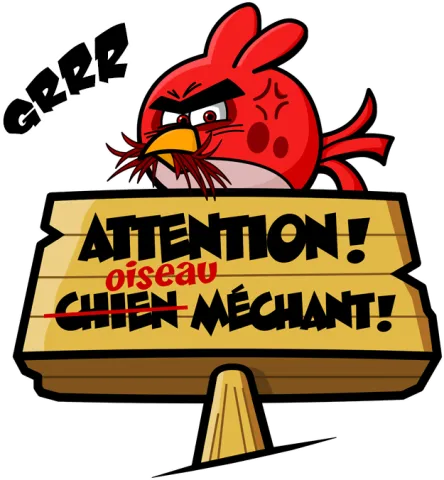 Oiseau méchant :)