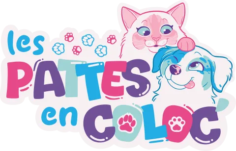 Logo Les Pattes en Coloc'